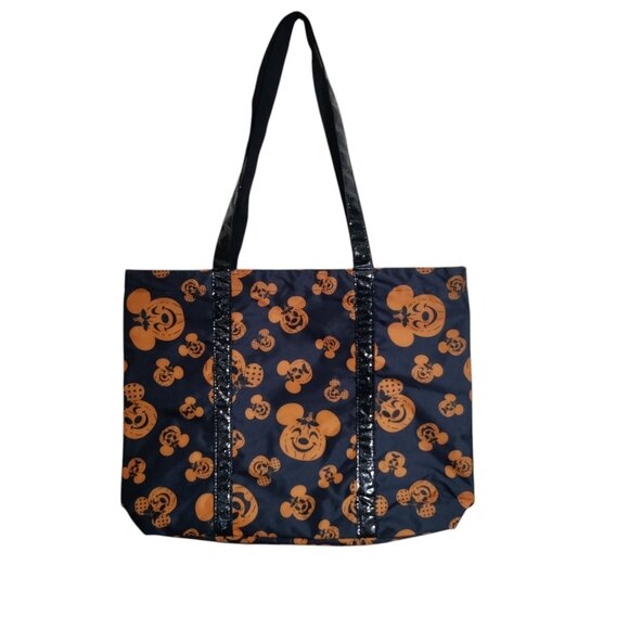 Disney‎ Mickey & Minnie Mouse Pumpkin Halloween Tote - Picture 1 of 9